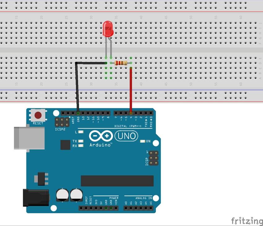 Arduino Led Yakıp Söndürme